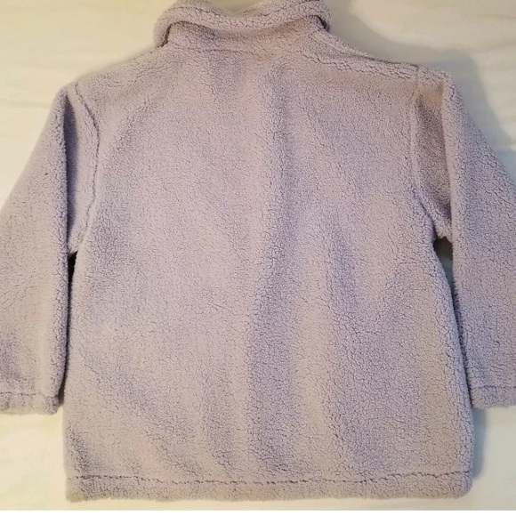 fila zip front teddy jacket